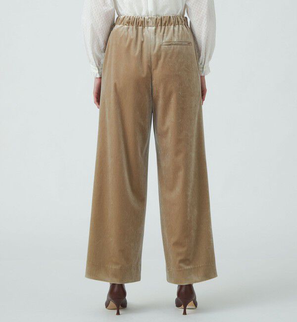 Ballsey「マットベロア イージーストレートパンツ」|その他|