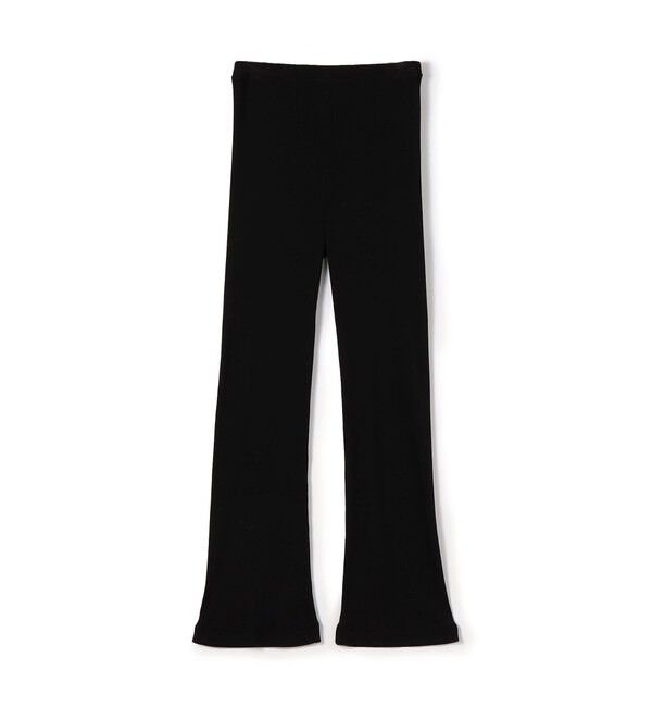 DES PRES「シルクコットンリブ パンツ」|チノ|19 ブラック