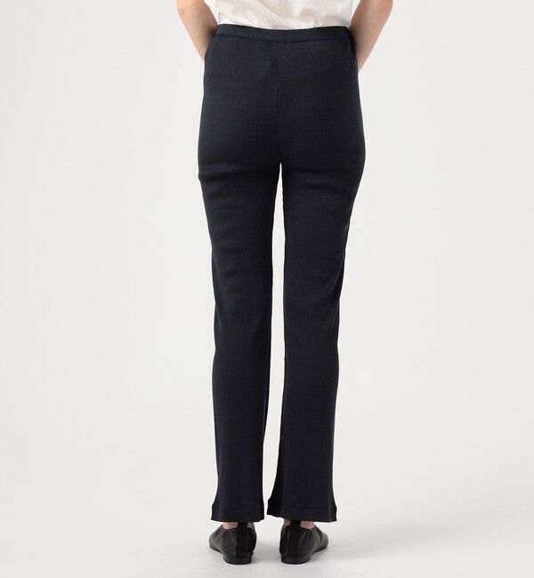 DES PRES「シルクコットンリブ パンツ」|チノ|