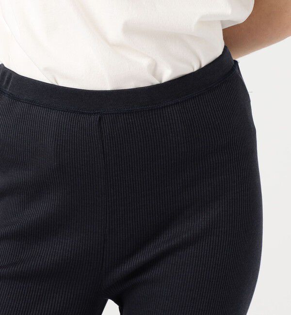 DES PRES「シルクコットンリブ パンツ」|チノ|