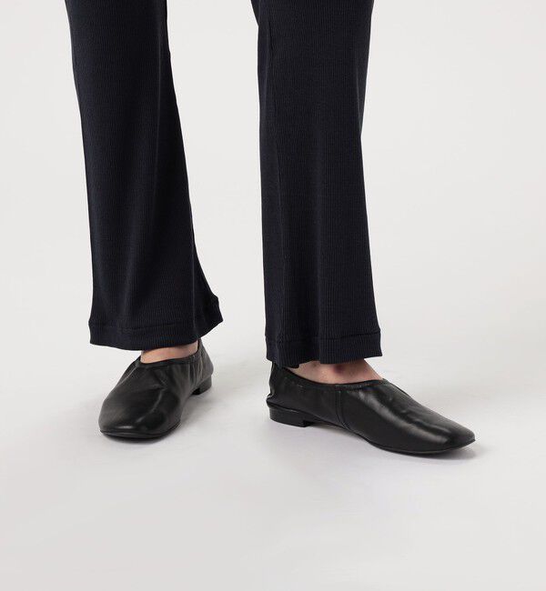 DES PRES「シルクコットンリブ パンツ」|チノ|