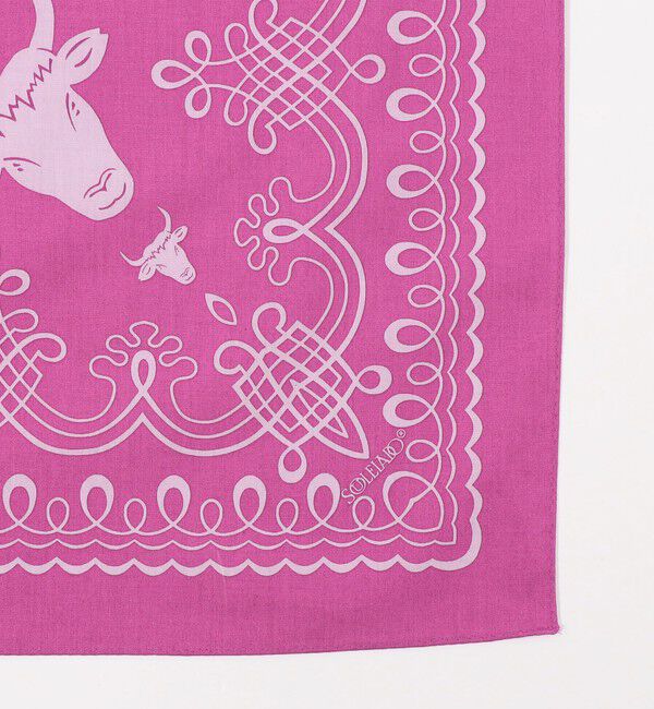 SOULEIADO「コットンプリント バンダナ」|バンダナ・スカーフ|