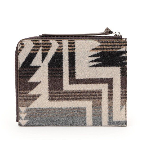 TOMORROWLAND GOODS「【別注】the dilettante ファブリック&times;レザーコンビ マルチケース」|名刺入れ・カードケース|16 グレー系