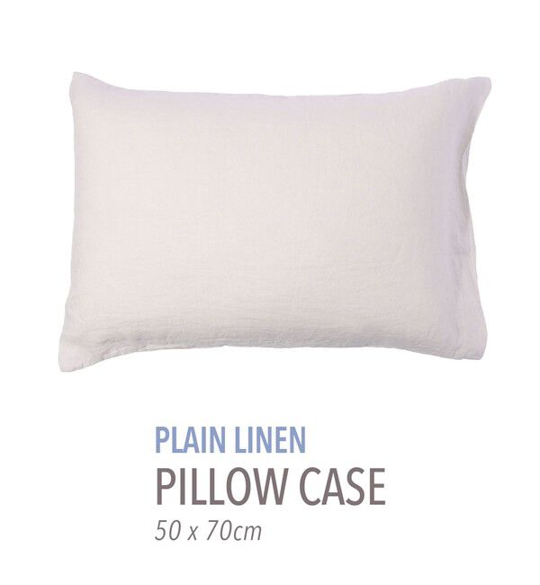 TOMORROWLAND HOME「プレーンリネン ピローケース（50cm &times; 70cm）」|その他|13 ライトグレー