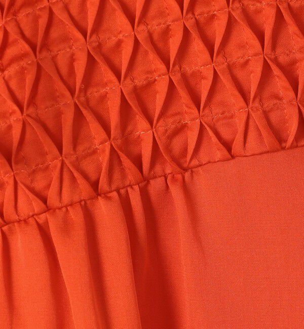 Ballsey「コットンシルクサテン アートタックブラウス」|シャツ・ブラウス|