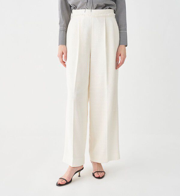 Ballsey「ライトスラブツイード サスペンダーワイドパンツ」|その他|