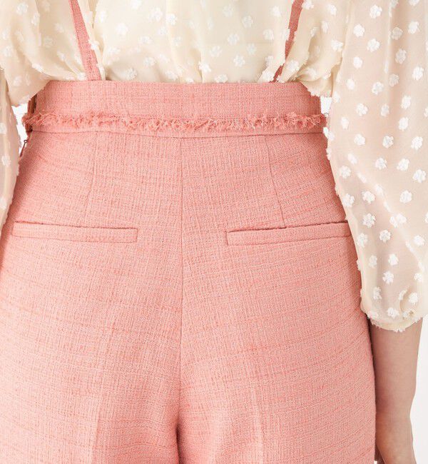 Ballsey「ライトスラブツイード サスペンダーワイドパンツ」|その他|