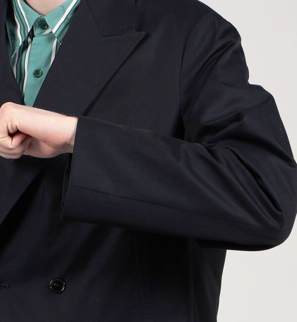 TOMORROWLAND MENS「コットンシルクギャバジン ダブルブレステッド6Bジャケット」|テーラードジャケット|