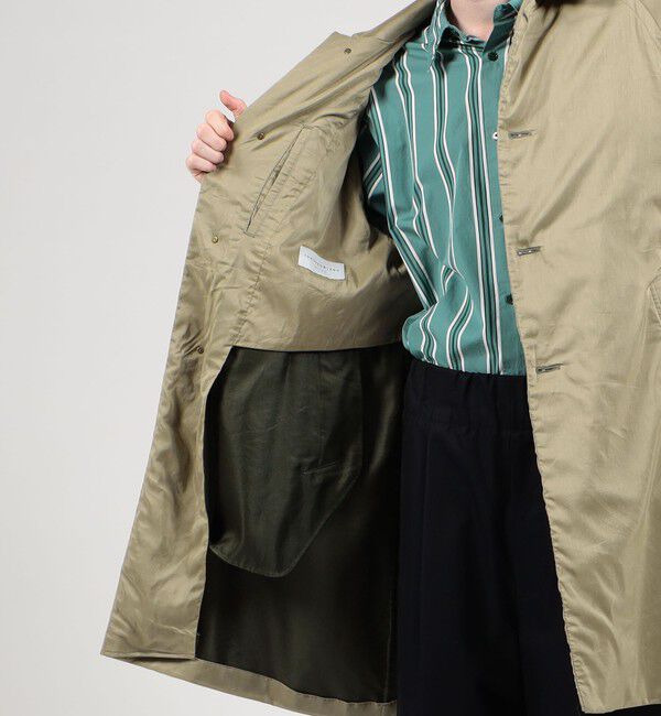 TOMORROWLAND MENS「コットンシルク ステンカラーコート」|ステンカラーコート|