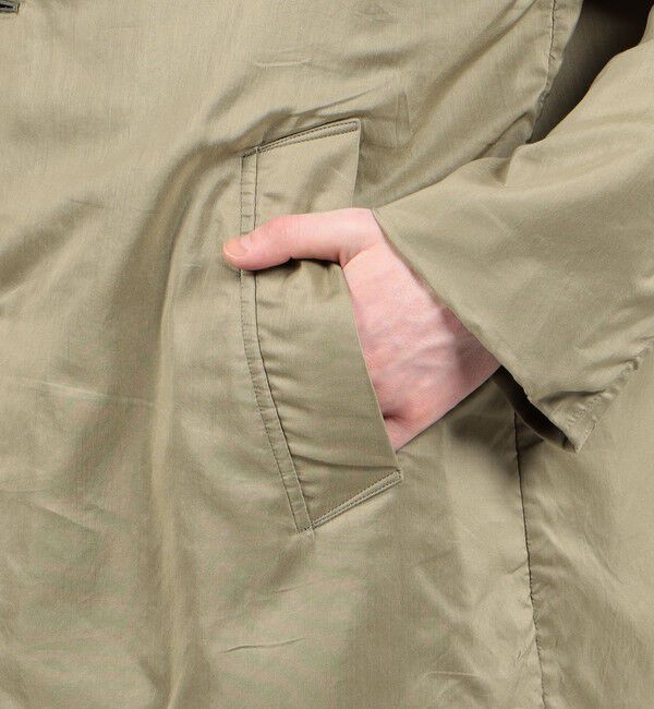 TOMORROWLAND MENS「コットンシルク ステンカラーコート」|ステンカラーコート|