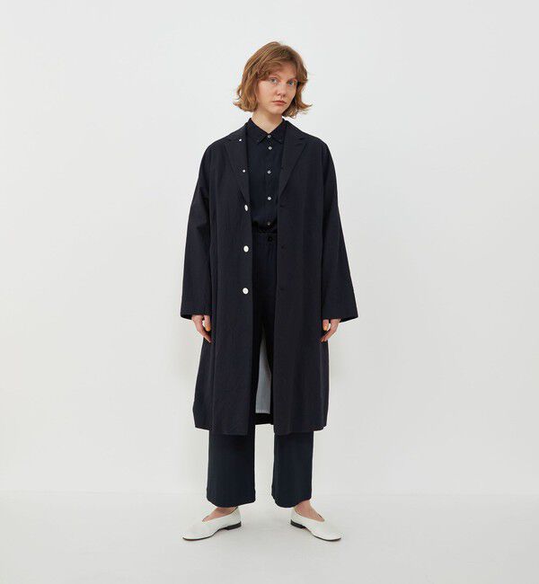 GALERIE VIE「パラシュートクロス ドルマンチェスターコート」|チェスターコート|