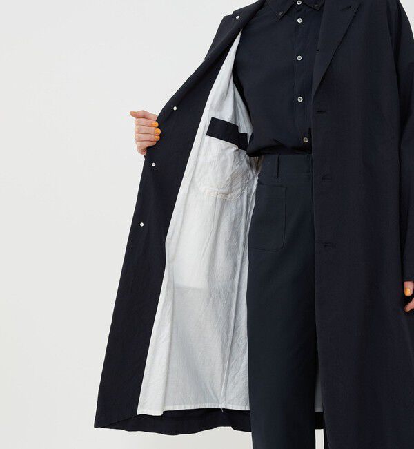 GALERIE VIE「パラシュートクロス ドルマンチェスターコート」|チェスターコート|