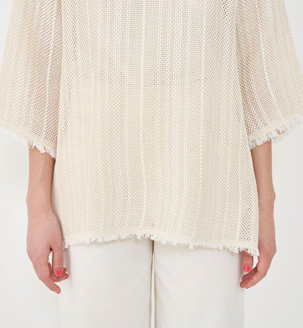 GALERIE VIE「コットンラッセル サイドスリットプルオーバー」|Tシャツ・カットソー|