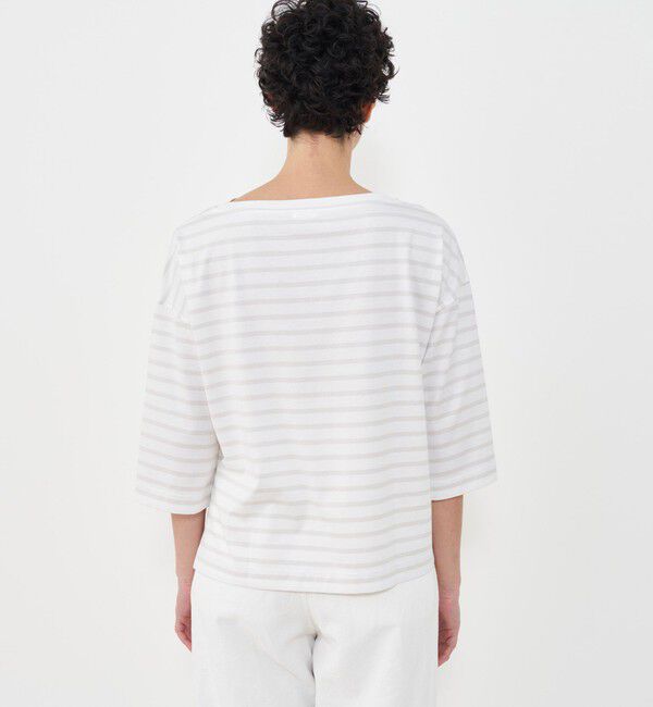 GALERIE VIE「ファインコットンボーダー ビックTシャツ」|Tシャツ・カットソー|
