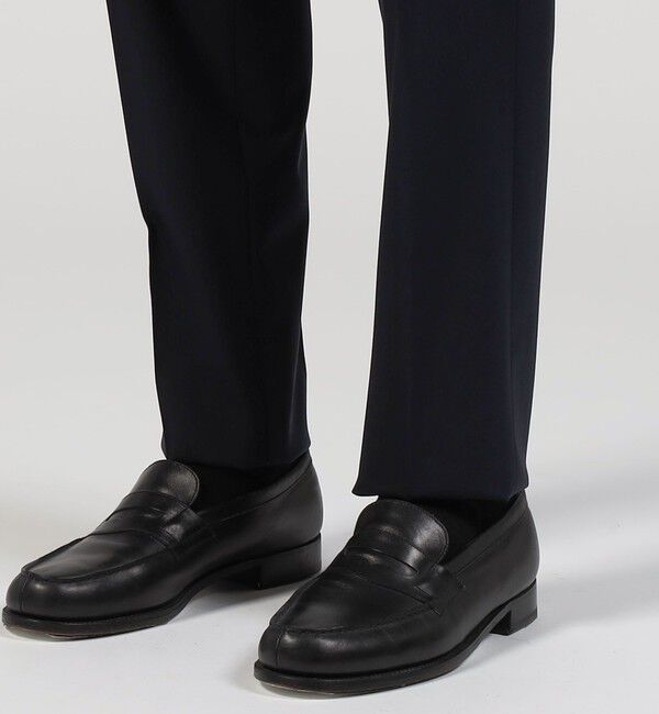 TOMORROWLAND MENS「ポリエステルウール スリムストレートスラックス FREE FIT」|スラックス|