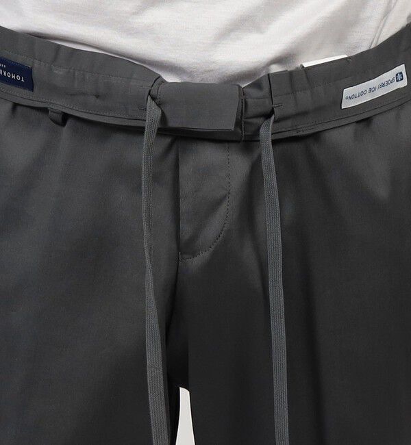 TOMORROWLAND MENS「アイスコットンピケ イージースラックス」|チノ|