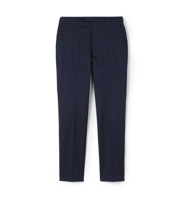 TOMORROWLAND MENS「アイスコットンピケ イージースラックス」|チノ|69 ネイビー