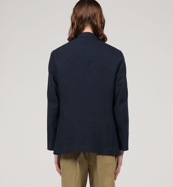TOMORROWLAND MENS「リネン シングルブレステッド3Bジャケット」|テーラードジャケット|