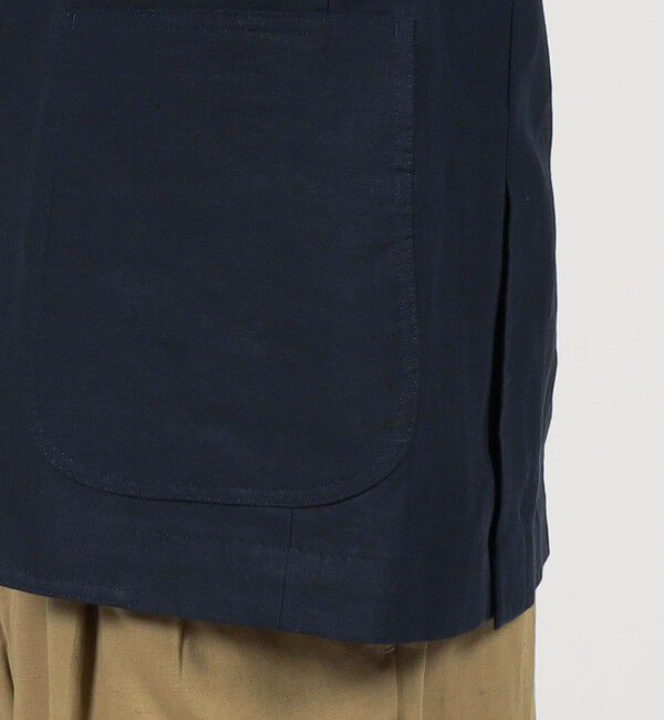 TOMORROWLAND MENS「リネン シングルブレステッド3Bジャケット」|テーラードジャケット|