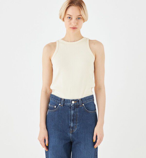 MACPHEE「コットンフライス アメリカンスリーブタンクトップ」|タンクトップ|