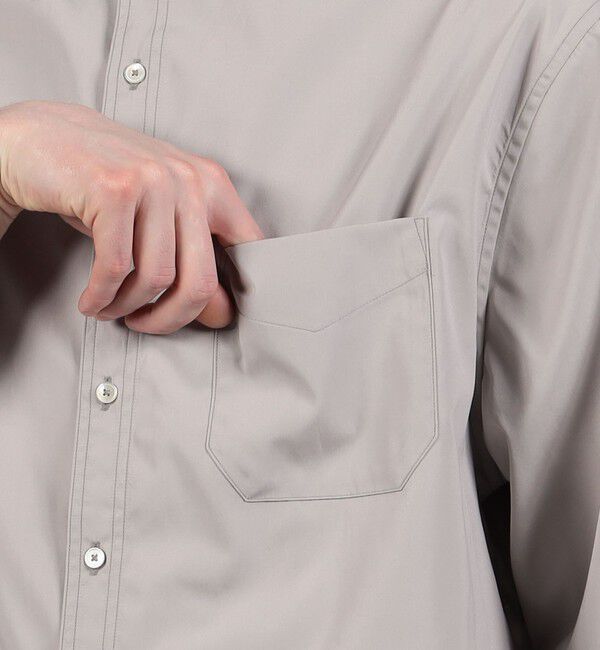 TOMORROWLAND MENS「コットンポプリン ショートスリーブシャツ」|シャツ・ブラウス|