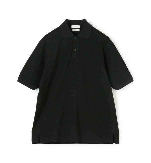 TOMORROWLAND MENS「コットンカノコ ポロシャツ」|ポロシャツ|19 ブラック