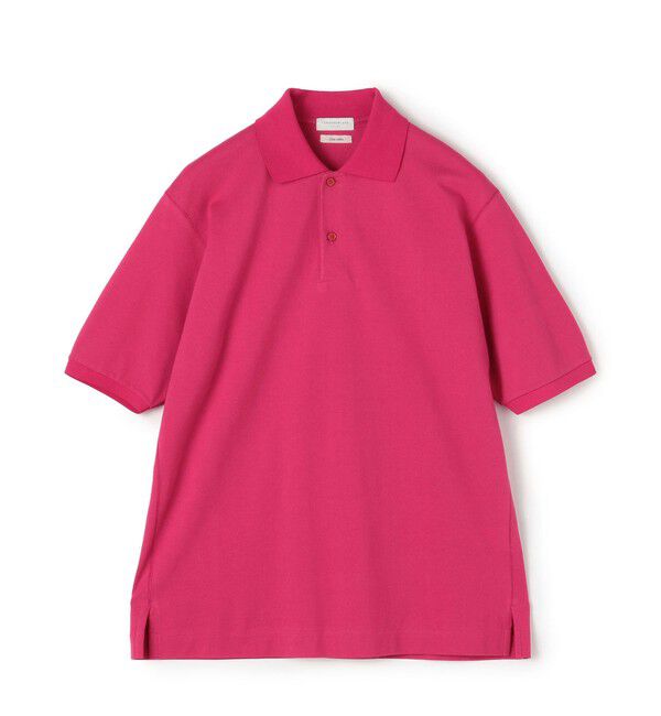 TOMORROWLAND MENS「コットンカノコ ポロシャツ」|ポロシャツ|35 レッド