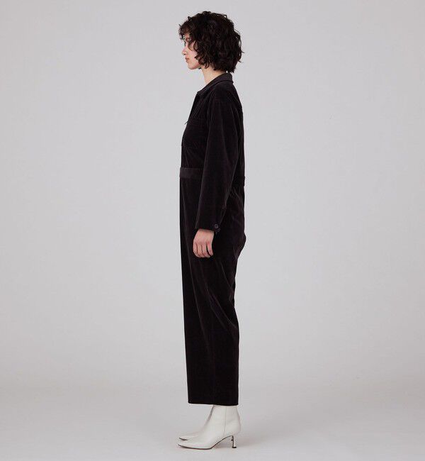 MACPHEE「ストレッチコーデュロイ ジャンプスーツ」|オールインワン|