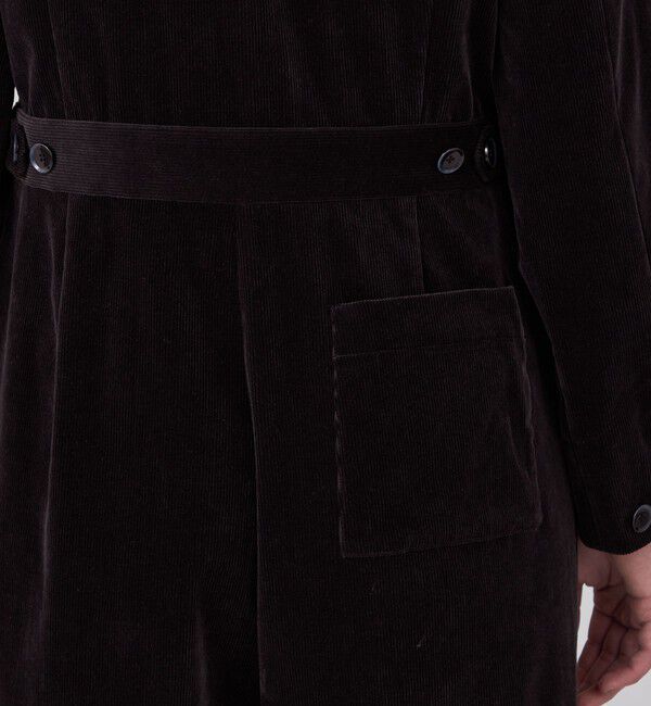 MACPHEE「ストレッチコーデュロイ ジャンプスーツ」|オールインワン|