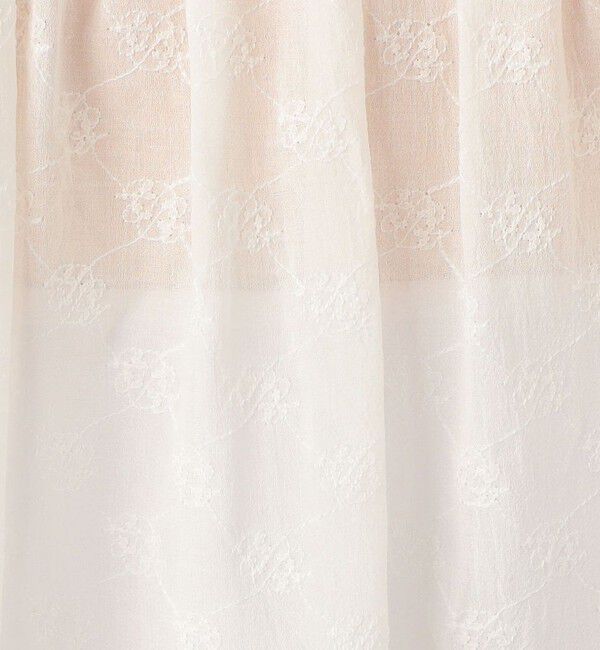 Ballsey「コットンガーゼエンブロイダリー フリルギャザーブラウス」|シャツ・ブラウス|