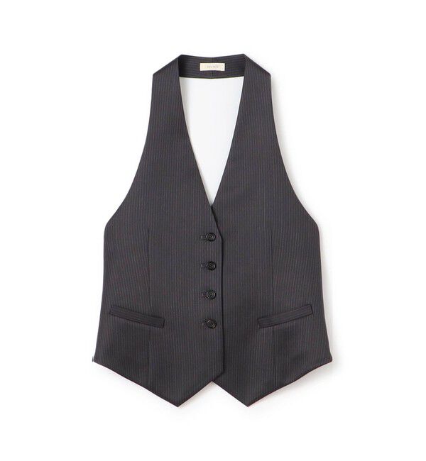 DES PRES「ウールドスキン ジレ」|ベスト・ジレ|18 ブラック系