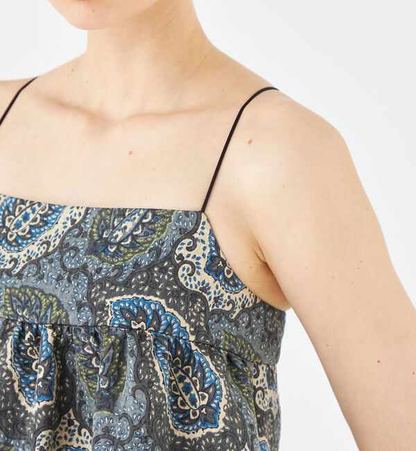 SOULEIADO「ポリエステルプリント キャミソールワンピース」|ワンピース|