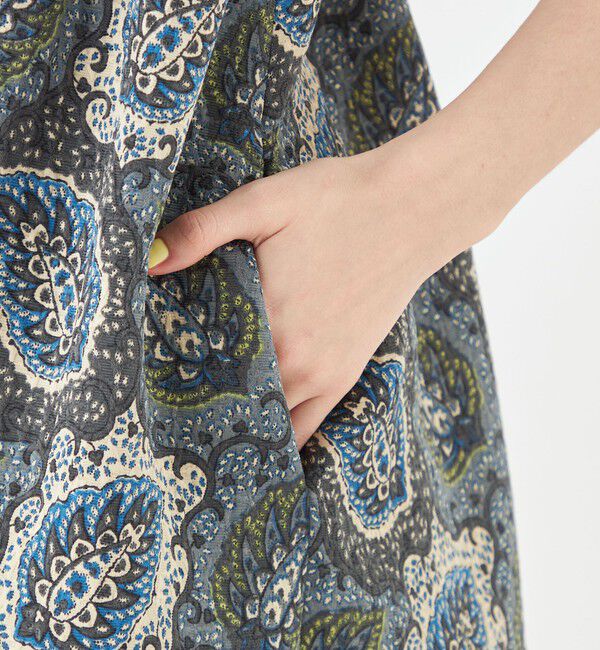 SOULEIADO「ポリエステルプリント キャミソールワンピース」|ワンピース|