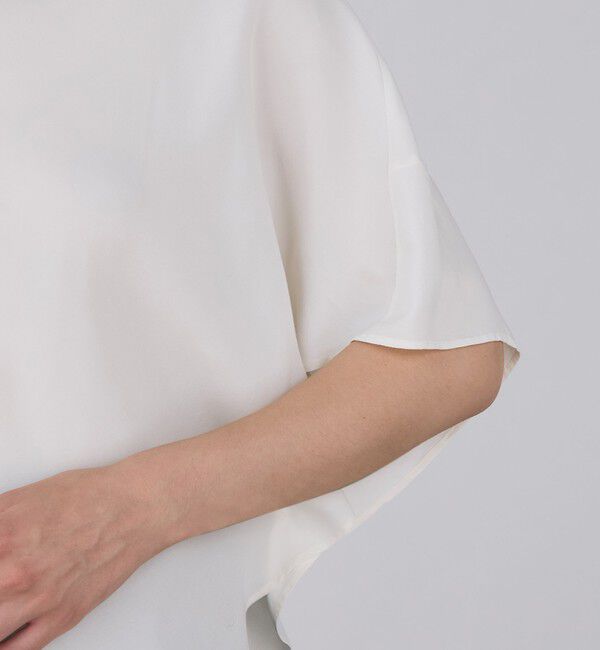 DES PRES「レーヨンポプリン アシンメトリートップス」|シャツ・ブラウス|