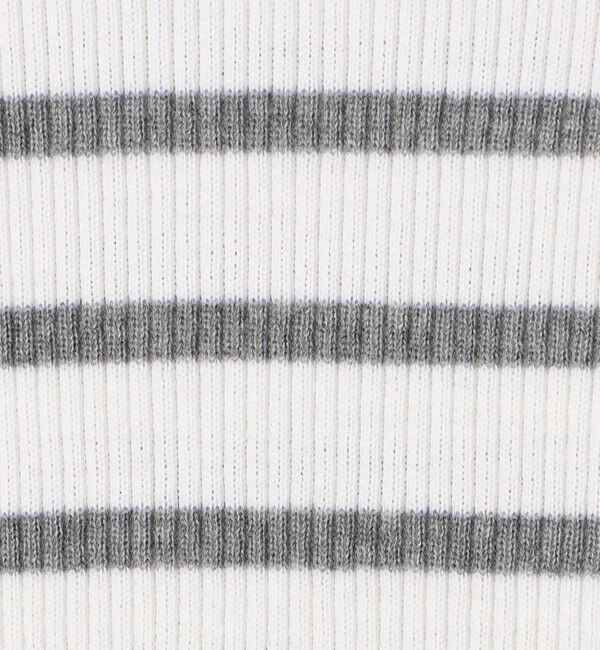 GALERIE VIE「プルミエールウールリブ ビルドネックプルオーバー」|ニット・セーター|