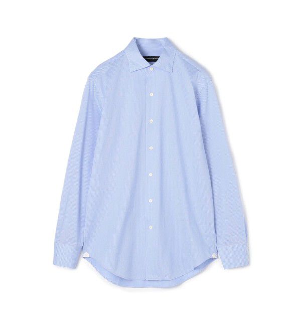 TOMORROWLAND MENS「36ゲージジャージ ループボタンダウンシャツ」|シャツ・ブラウス|64 ブルー系
