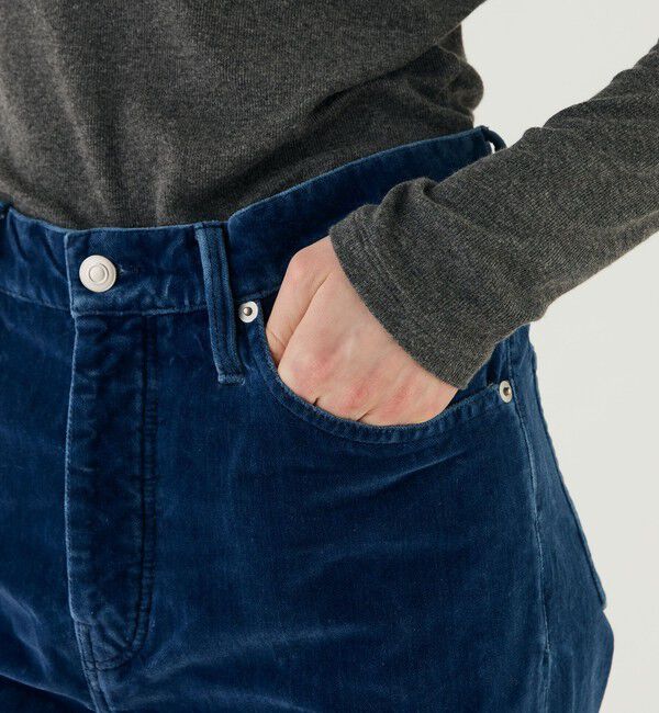 GALERIE VIE「ベルベットインディゴ ストレートパンツ」|その他|
