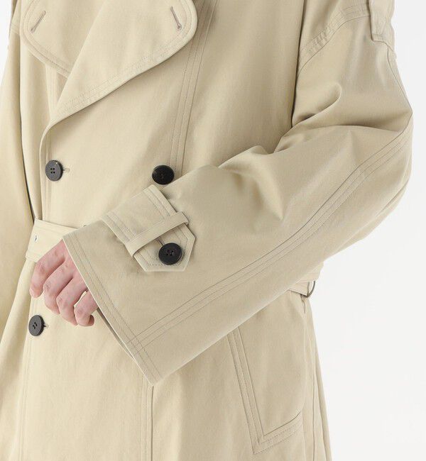 GALERIE VIE「ノンマーセライズドコットンギャバジン トレンチコート」|トレンチコート|