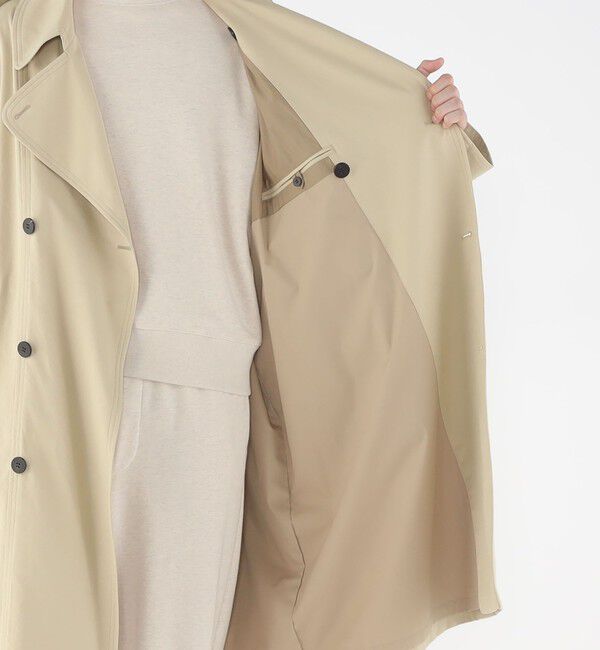 GALERIE VIE「ノンマーセライズドコットンギャバジン トレンチコート」|トレンチコート|
