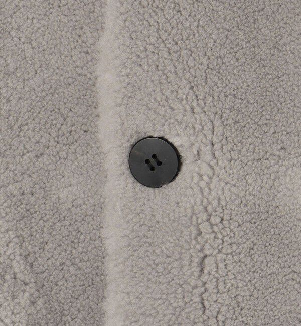 GALERIE VIE「セミカーリームートン フーデットコート」|その他|