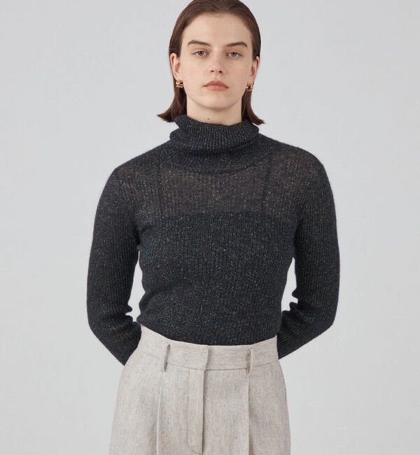 Ballsey「オーロラモヘヤ タートルネックプルオーバー」|ニット・セーター|