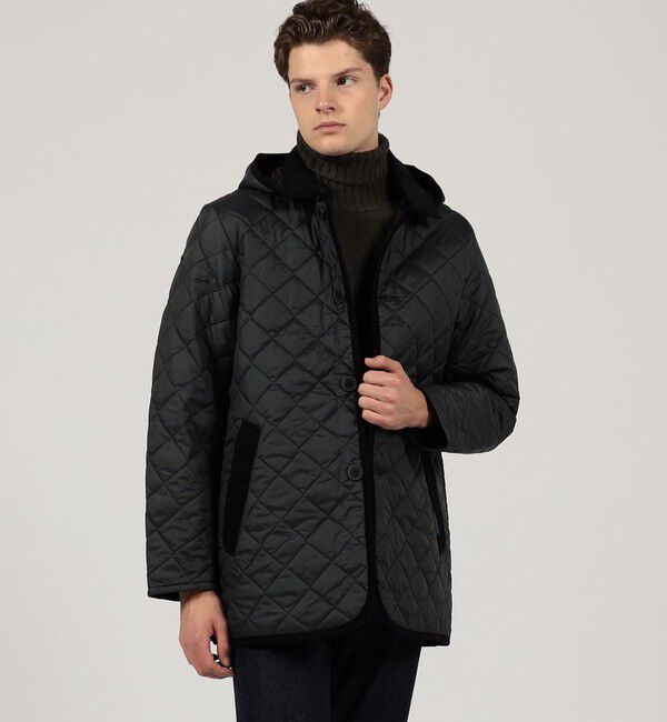 TOMORROWLAND BUYING WEAR「LAVENHAM DENSTON ポリエステル キルティングジャケット」|ステンカラーコート|