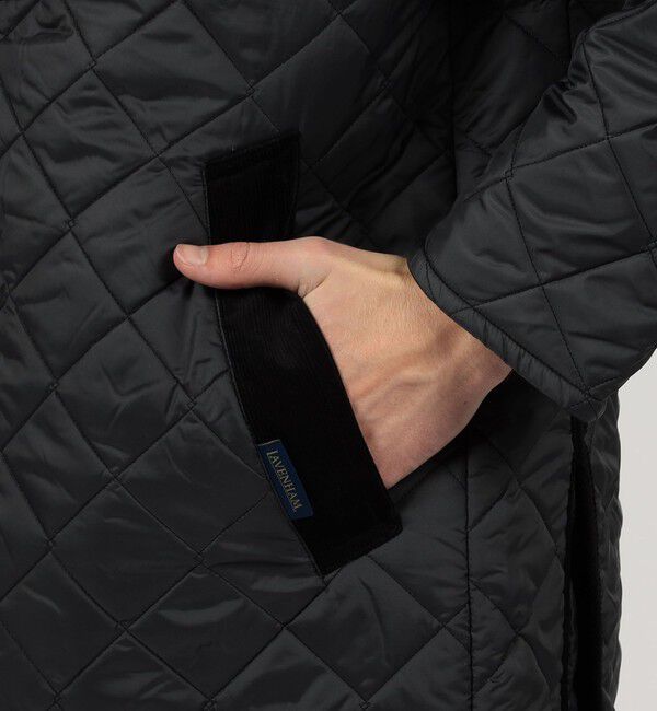 TOMORROWLAND BUYING WEAR「LAVENHAM DENSTON ポリエステル キルティングジャケット」|ステンカラーコート|