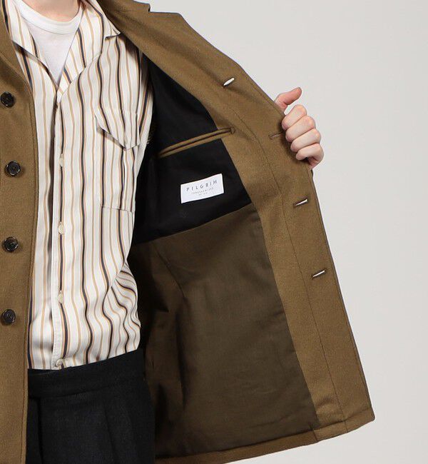 TOMORROWLAND MENS「ウールカシミヤ ドライビングコート」|ブルゾン・スタジャン|