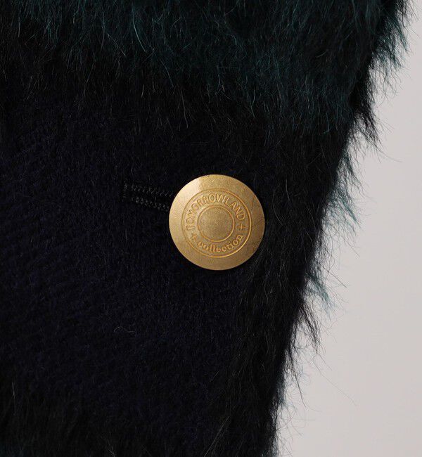 TOMORROWLAND collection「シャギーブラックウォッチ フーデットマント」|その他|