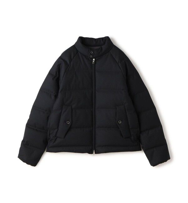 TOMORROWLAND MENS「ウールシルクツイル  ダウンブルゾン」|ダウン|69 ネイビー