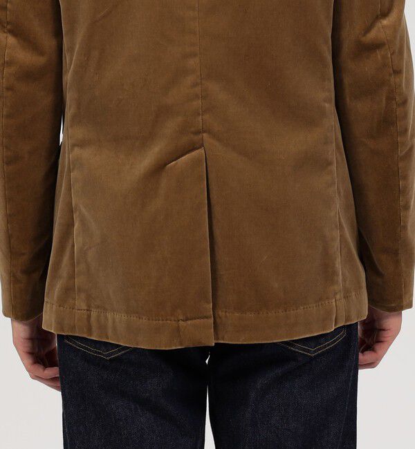 TOMORROWLAND MENS「ウォッシュドベルベット シングルブレステッド 2Bジャケット PONTOGLIO」|テーラードジャケット|