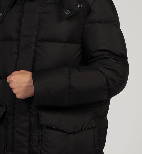 TOMORROWLAND MENS「【別注】EMMETI ナイロン フーデットダウンコート」|ブルゾン・スタジャン|