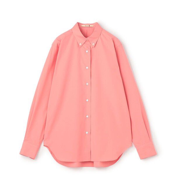 BACCA「コットンタイプライター ボタンダウンシャツ」|シャツ・ブラウス|33 ピンク