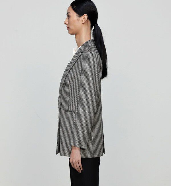 TOMORROWLAND collection「シックシェファード ダブルブレストジャケット」|テーラードジャケット|